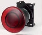 Кнопка красная с выступающим приводом (1з+1р) - фото 5 - id-p48611640