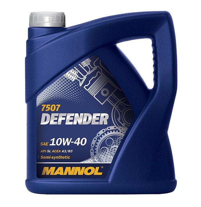 Моторное масло MANNOL MN7507-5 7507 DEFENDER 10W-40 API SL 5л