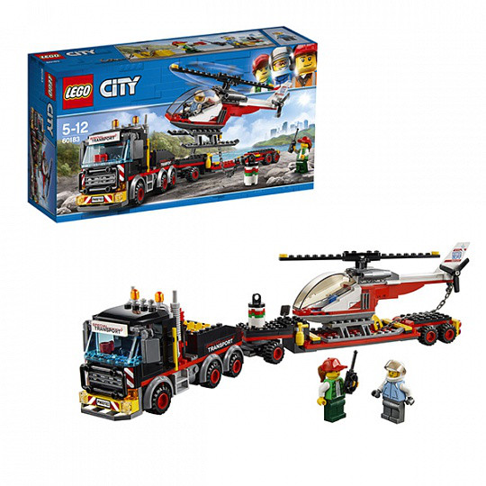 Конструктор Лего 60183 Перевозчик вертолета LEGO City, фото 1