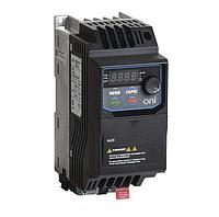 Частотный преобразователь для электродвигателя 0,75 кВт (A400 380В, 3Ф 0,75 kW 2,5А серии ONI)