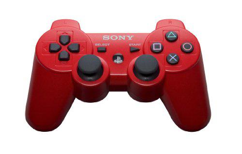 Беспроводной геймпад для PS3 Dual Shock Controller Red Wireless, Bluetooth, 15 кнопок, 2 стика (копия) - фото 2 - id-p72714099