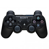 Беспроводной геймпад для PS3 Dual Shock Controller Black Wireless, Bluetooth, 15 кнопок, 2 стика (копия)