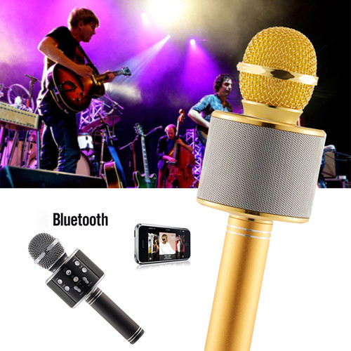 Wster WS-858 Беспроводной Bluetooth караоке микрофон HIFI (аналог) - фото 6 - id-p72721659