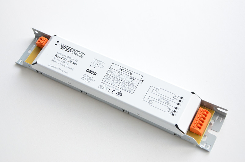 ЭПРА VOSSLOH SCHWABE для люм.ламп T8 2*18-36W Type ELXc 236.208 (Ref № 188705) (Сербия)