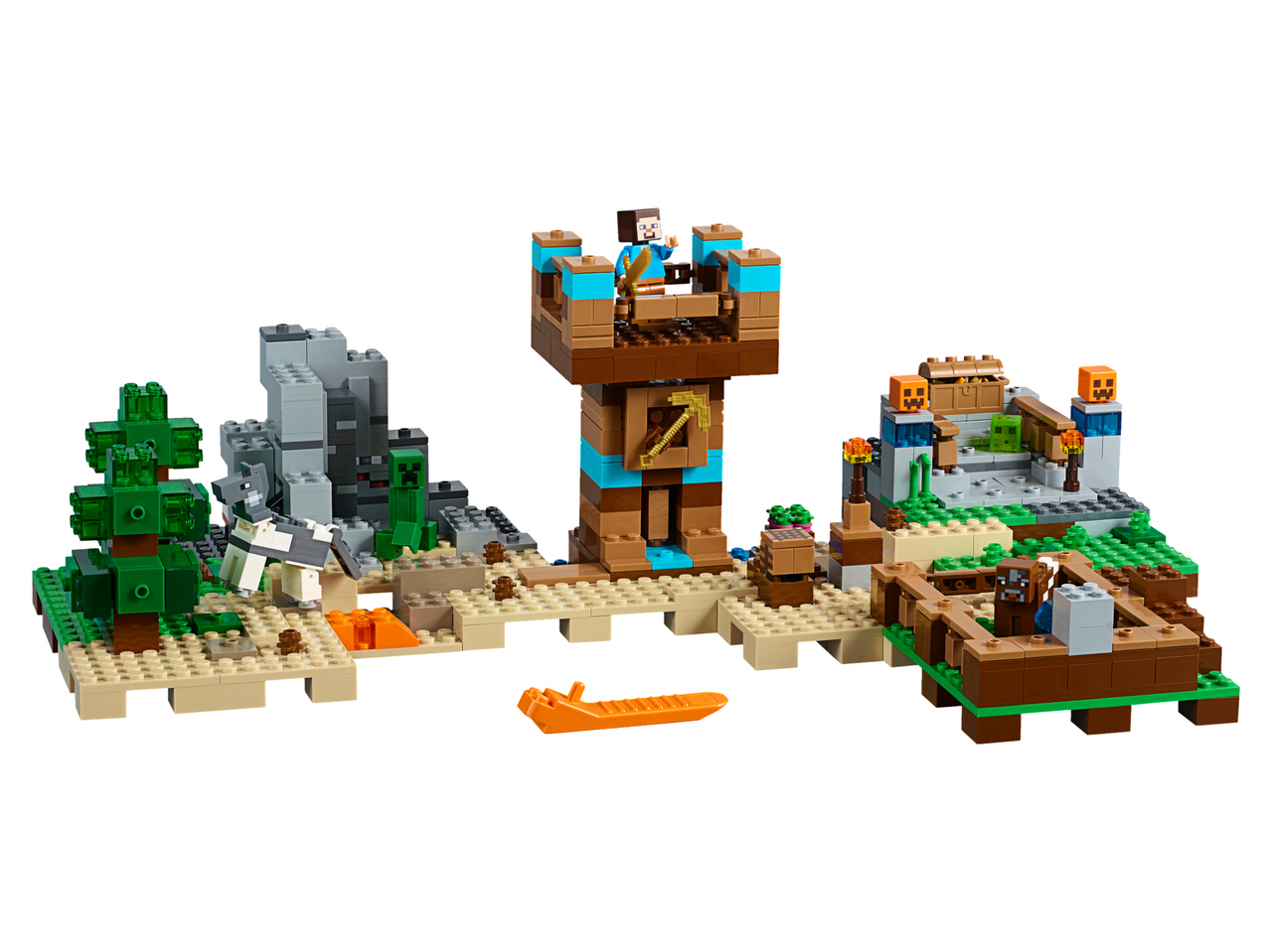 Детский конструктор Bela Minecraft Майнкрафт арт. 10733 "Набор для творчества" аналог Лего Lego - фото 4 - id-p72780828