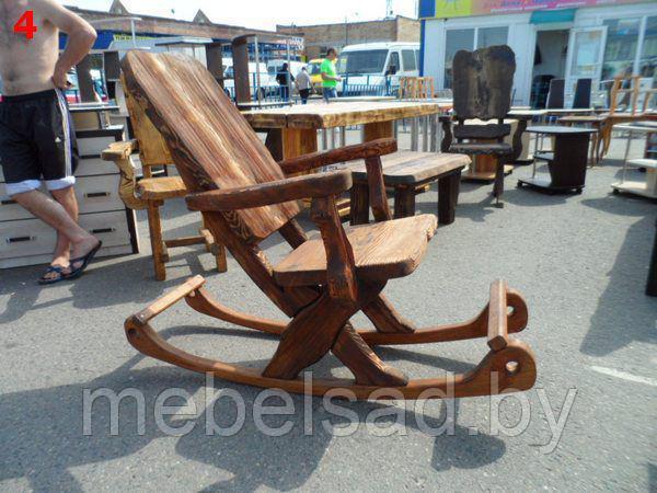 Кресло-качалка  из массива сосны "Неманская"