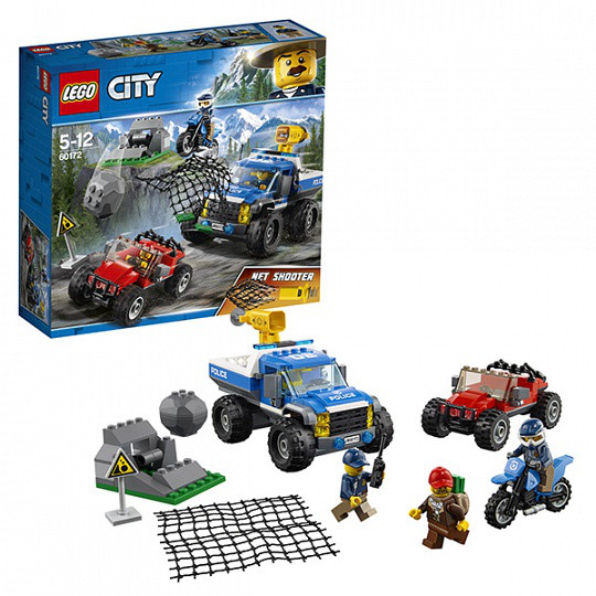 Конструктор Лего 60172 Погоня по грунтовой дороге Lego City