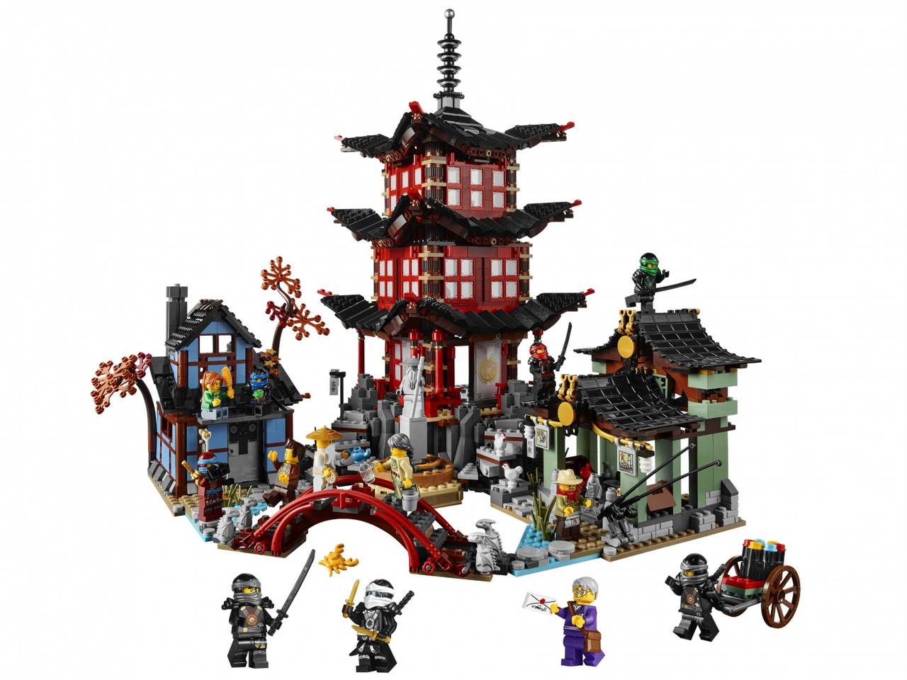 Конструктор Bela Ninja (Ниндзя) Храм Аэроджитсу ,2031 деталей, аналог Лего Ниндзяго (NINJAGO) 70751 - фото 2 - id-p72785961