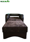Кресло-кровать "Рия" черно-коричневое, фото 4