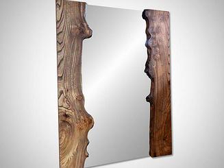 Зеркала обрамленное массивом дерева (пример) 
