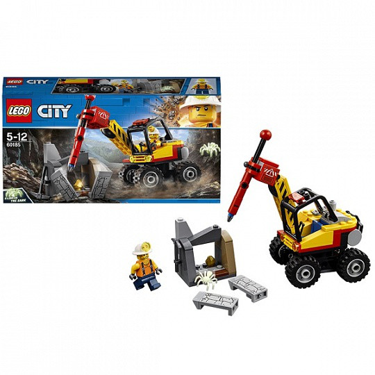 Конструктор Лего 60185 Трактор для горных работ Lego City, фото 1