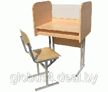 Стол для лингафонного кабинета,  одноместный, регулируемый по высоте