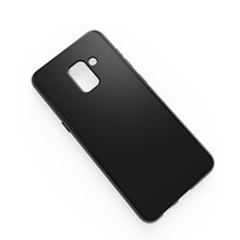 Чехол-накладка для Samsung Galaxy A8 (2018) A530 (силикон) черный
