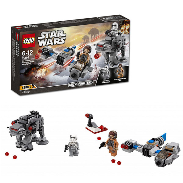 Lego Star Wars 75195 Лего Звездные Войны Бой пехотинцев Первого Ордена против спидера на лыжах - фото 1 - id-p72817669