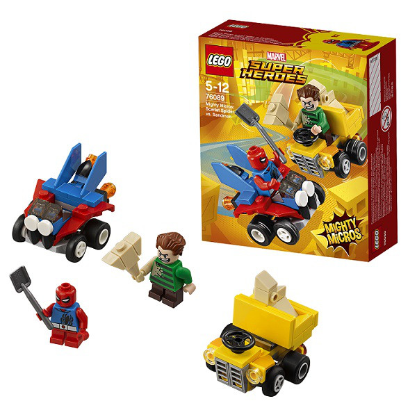 Lego Super Heroes Mighty Micros Человек-паук против Песочного человека 76089