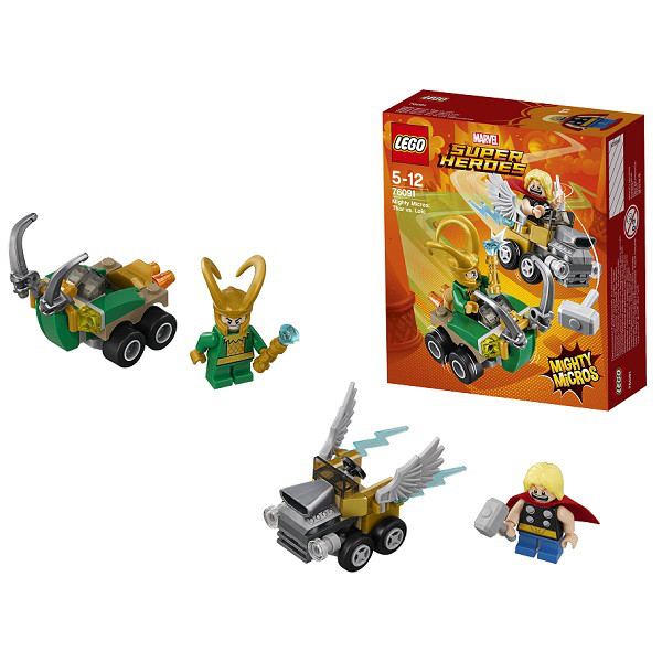 Lego Super Heroes Mighty Micros Звёздный Тор против Локи 76091