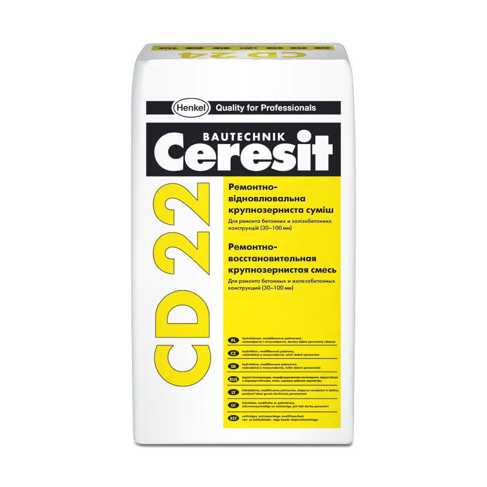 Смесь для ремонта бетона ceresit cd 21 - 84 фото