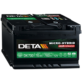 Аккумуляторы Deta Micro-Hybrid AGM