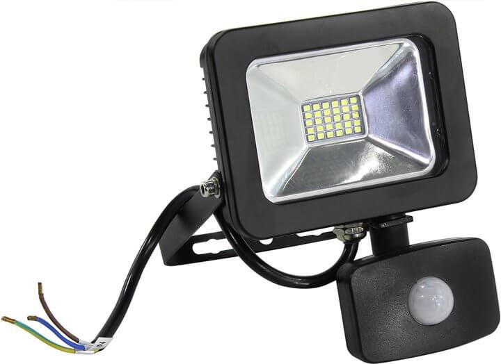 Светодиодный LED-прожектор 10Вт 6500К IP65 с датчиком движения: продажа,  цена в Минске. Уличное освещение от "Дом энергии" - 68612920