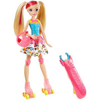 Кукла Barbie "Виртуальный мир" (на роликах, крутящаяся) DTW17