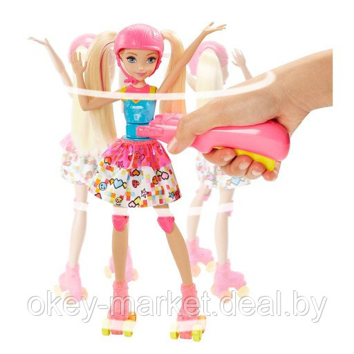 Кукла Barbie "Виртуальный мир" (на роликах, крутящаяся) DTW17 - фото 2 - id-p72874763