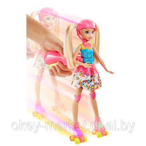 Кукла Barbie "Виртуальный мир" (на роликах, крутящаяся) DTW17 - фото 3 - id-p72874763