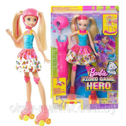 Кукла Barbie "Виртуальный мир" (на роликах, крутящаяся) DTW17 - фото 4 - id-p72874763
