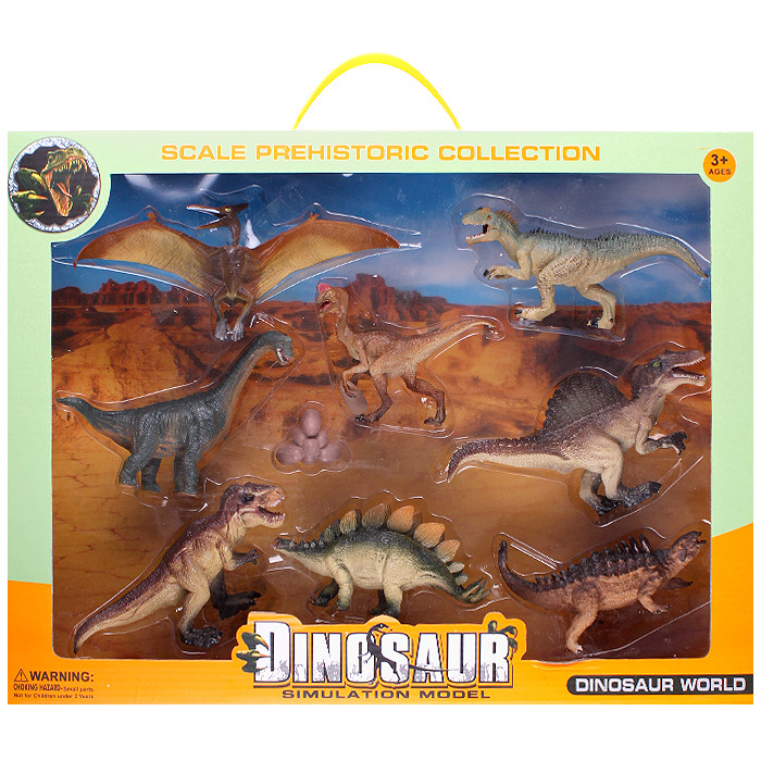 Набор Динозавры 9 предметов