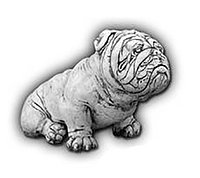Скульптура бетонная Собака Ш. С 140