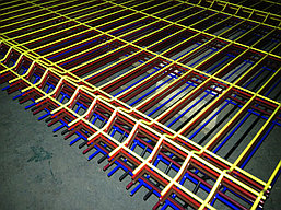 3Д забор. Евроограждение 1730х2500, 4/4 мм, полимерное покрытие, выбор любого цвета по каталогу RAL, фото 2