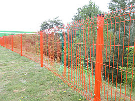 3Д забор. Евроограждение 2030х2500, 4/4 мм, полимерное покрытие, выбор цвета по RAL, фото 2