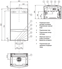 Газовый котел Vaillant turbo TEC plus VUW 242/5-5, фото 3