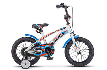 Велосипед детский Stels Arrow 14" белый/синий/красный