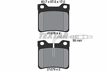 Textar 2127801 Колодки тормозные дисковые задние  Peugeot 406/605/607