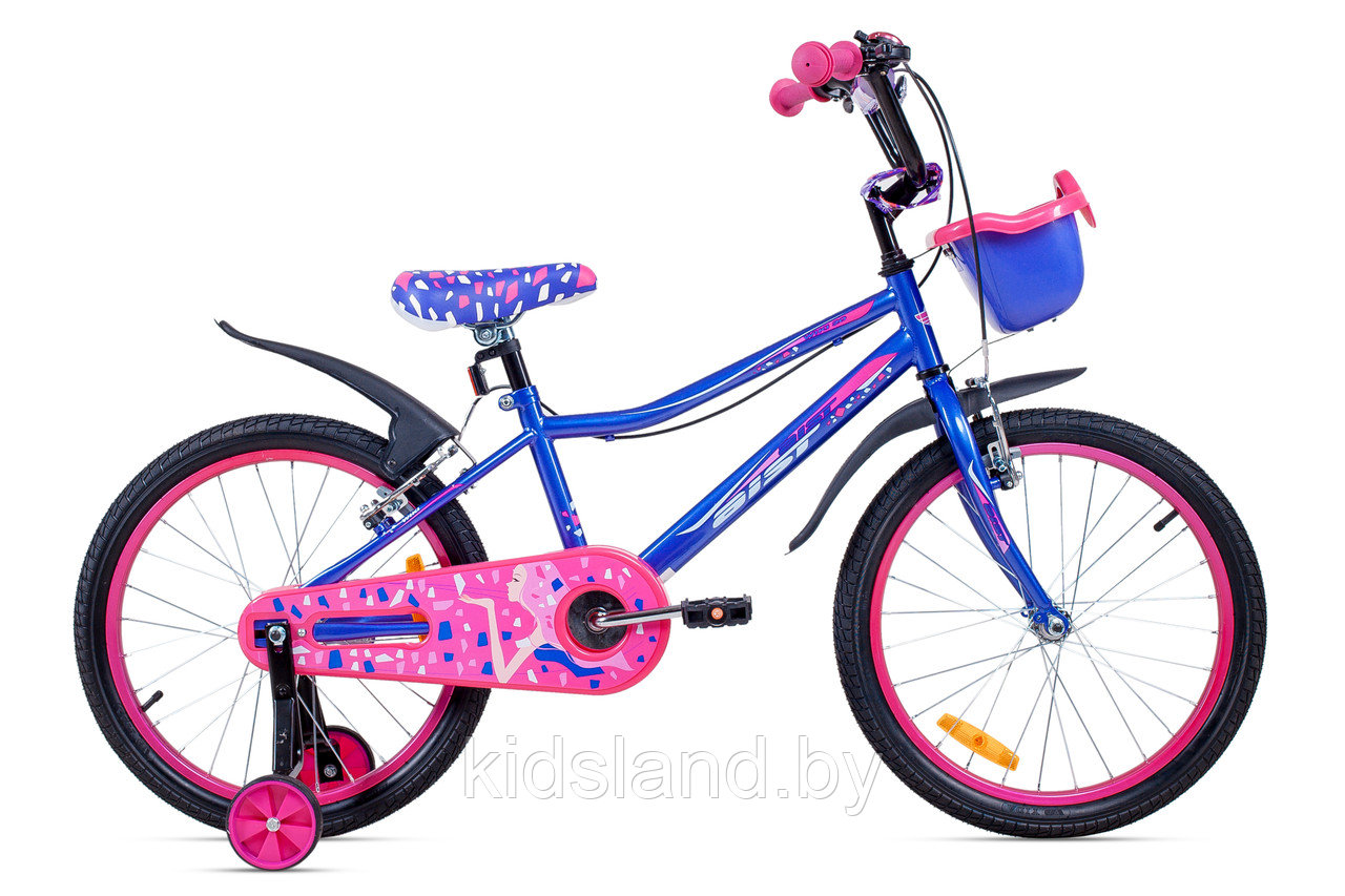 Детский велосипед Aist Wiki 16" фиолетовый