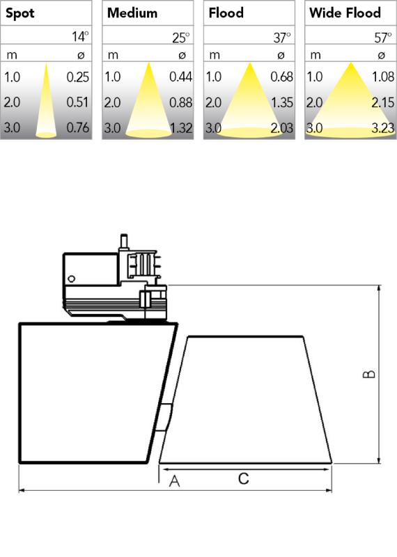 Светильник трековый Itab Eclipse R COB 3000 - фото 4 - id-p65032833