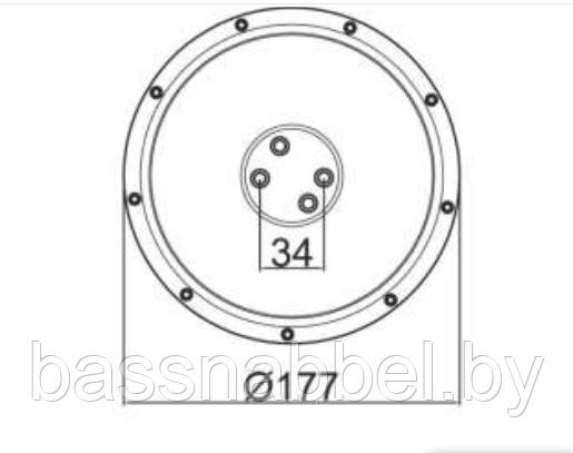 Лампа светодиодная SMD002 LED54 Blue-PAR56 6W 12V для бассейна - фото 5 - id-p73191504