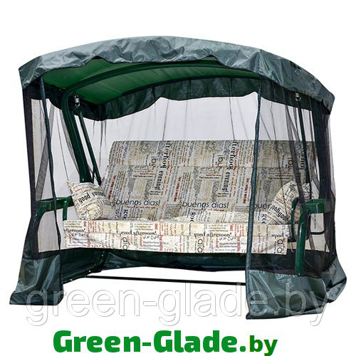 Садовые качели Сакура Premium (Зеленые) - фото 2 - id-p61651909