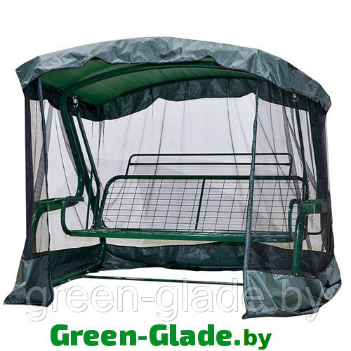 Садовые качели Сакура Premium (Зеленые) - фото 3 - id-p61651909
