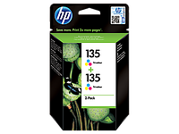 Картридж 135/ CB332HE (для HP PhotoSmart C3183/ C4183/ D5145/ D5160/ D5168/ 8050) цветной, двойная упаковка