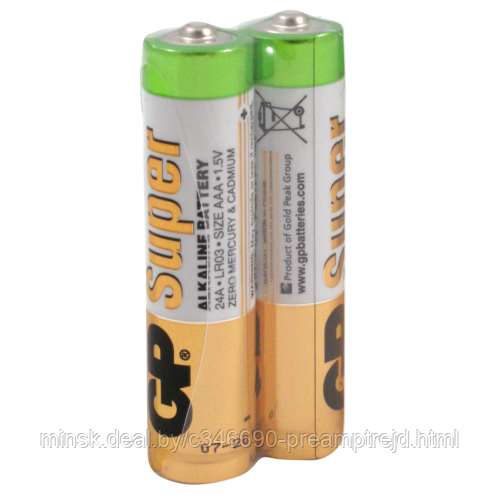 Батарейка GP Super LR03/2S AAA - фото 1 - id-p72999336