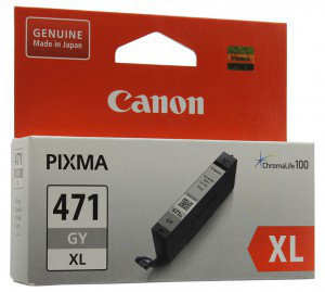 Картридж CLI-471GY XL/ 0350C001 (для Canon PIXMA MG7740/ TS8040/ TS9040) серый