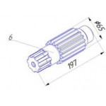 Вал-шестерня НИ.11.11.207 редуктора НИ-11.12 - фото 1 - id-p3343738