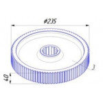 Колесо зубчатое НИ.11.11.201 (z-92) редуктора НИ-11.12