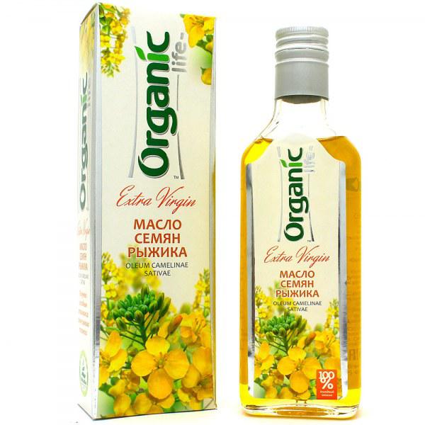 Масло рыжиковое нерафинированное "Organic" в стекле, 250 мл. - фото 1 - id-p73010380