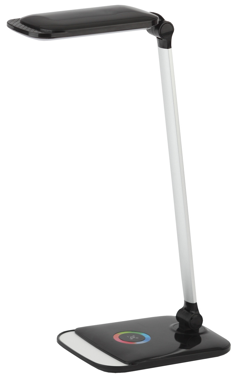 Настольный светильник ЭРА NLED-460-14W-BK-S черный с серебром