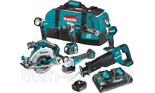 На картинке- Makita 18V LXT Li-Ion бесщеточный аккумуляторный комплект из 6 элементов