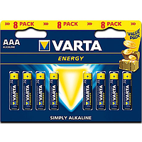 Батарейки VARTA Energy LR03/8ВР AAA