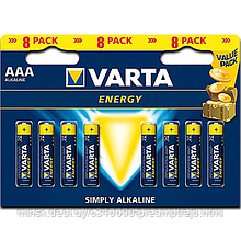 Батарейки VARTA Energy LR03/8ВР AAA