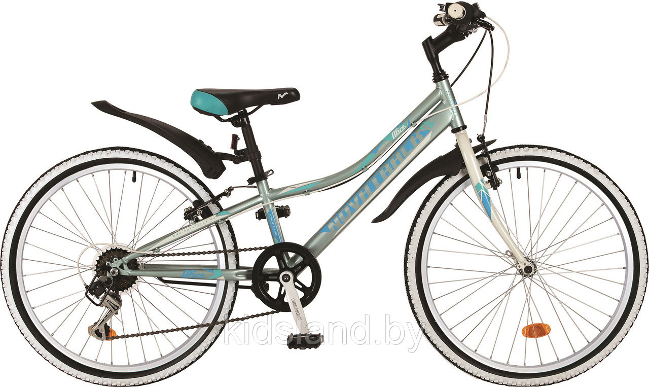 Велосипед Novatrack Alice 24" (рама 10") голубой